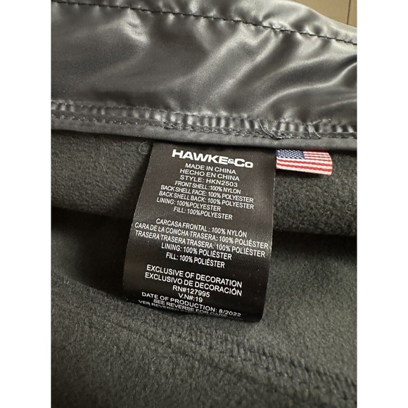 NEW HAWKE & CO PRO SERIES PERFORMANCE PACKABLE VEST, MENS SIZE LARGE, BLACK NWT! - Picture 7 of 7